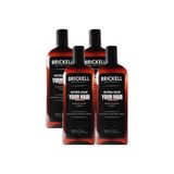 Brickell Antiwhite Erkeklere Özel Beyazlara 4x237 ML Saç Sakal Şampuanı
