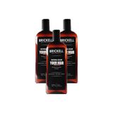 Brickell Erkeklere Özel Anti White 3x237 ML Saç Sakal Bakım Şampuanı