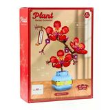 Bricks Dekoratif Sakura Şeftali Çiçeği Modeli Yapım Seti 337 Parça