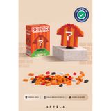 Bricks make a wise life Bricks Futbol Serisi: Galatasaray Sarı-Kırmızı Forma Yapım Seti - Eğitici Oyuncak Figür - Orijinal