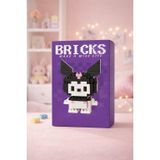 BRICKS Mini Blok Figür Seti 145 Parça, Sevimli Karakter Yapı Seti, Koleksiyonluk Masaüstü Dekor