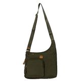 Bric's Askılı Çanta X-Bag, Zeytin (Olive), 32 cm