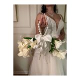 Bridal Luxe Lilyum gelin çiçeği çanta çiçek