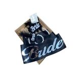 Bride Kuşak Taç Set, Siyahgümüş