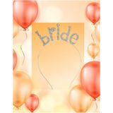 Bride Metal Kristal Taşlı Taç Bekarlığa Veda Nedime Tacı