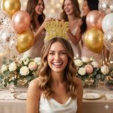 Bride To Be Altın Eva Taç Bekarlığa Veda Simli Parti Aksesuarı