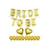 Bride To Be Gold Kalpli Balonlu Folyo Balon Seti