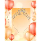 Bride To Be Metal Kristal Taşlı Taç Bekarlığa Veda Nedime Tacı