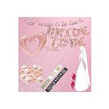 Bride To Be Rose Gold Balon Set Bekarlığa Veda Partisi Set-10