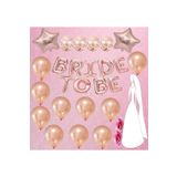 Bride To Be Rose Gold Balon Set Bekarlığa Veda Partisi Set-11