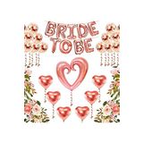 Bride To Be Rose Gold Balon Set Bekarlığa Veda Partisi Set-1