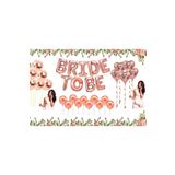 Bride To Be Rose Gold Balon Set Bekarlığa Veda Partisi Set-3