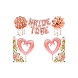 Bride To Be Rose Gold Balon Set Bekarlığa Veda Partisi Set-4