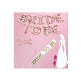 Bride To Be Rose Gold Balon Set Bekarlığa Veda Partisi Set-5