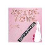 Bride To Be Rose Gold Balon Set Bekarlığa Veda Partisi Set-6