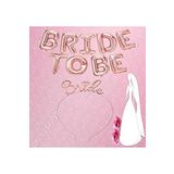 Bride To Be Rose Gold Balon Set Bekarlığa Veda Partisi Set-7