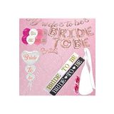Bride To Be Rose Gold Balon Set Bekarlığa Veda Partisi Set-9