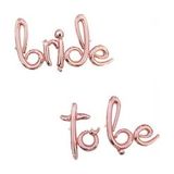 Bride To Be Rose Gold El Yazısı Folyo Balon Büyük Boy