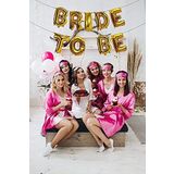 Bride To Be Yazılı Folyo Balon Set Bekarlığa Veda Partisi Temalı Süsleme Yazı
