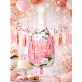 Bride to Be Yazılı Şişe Folyo Balon – Bekarlığa Veda Parti Süsü 104 cm