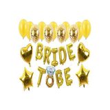 Bride Tobe Balon Seti, GOLD