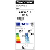 Bridgestone 255/40R18 99Y Xl Turanza T005 Oto Yaz Lastiği (Üretim Yılı:2021)