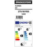 Bridgestone 275/50 R20 109W Alenza 001 SUV Yaz Lastiği 2021
