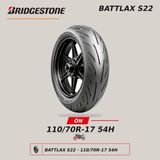 Bridgestone Battlax S22 110/70 R17 54H Ön Motosiklet Lastiği (2026)