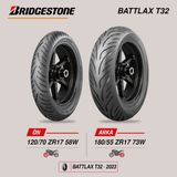 Bridgestone Battlax T32 120/70 ZR17 58W - 180/55 ZR17 73W Ön Arka Motosiklet Lastik Takımı (2023)