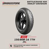 Bridgestone Battlecruise H50 Harley Davidson 150/80B-16 77H Arka Motosiklet Lastiği (2025)