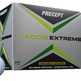Bridgestone Golf Precept Laddie Extreme Golf Topları, 24'lü Paket, Beyaz, 2017