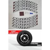 Bridgestone Motosiklet Ve Otomobil Araç 3d Oto Lastik Yazısı Sticker Arma 8 Adet