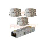 Bright 15 Metre 3 Cipli Beyaz Şerit Led Ve 25 Amper Trafo (METREDE 60 LED)
