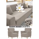 Bright Home 3.3.1.1 Koltuk Örtüsü Koltuk Kılıfı Takımı Sofa Cover - 180 x 230 cm - Vizon
