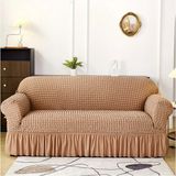 Bright Home Bürümcük Koltuk,kanepe, Çekyat Örtüsü,lastikli,esnekli,etekli Koltuk Kılıfı 3kişilik Koltuk Için - 180 x 230 cm - Kum