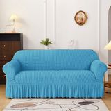 Bright Home Bürümcük Koltuk,kanepe, Çekyat Örtüsü,lastikli,esnekli,etekli Koltuk Kılıfı 3kişilik Koltuk Için - 180 x 230 cm - Turkuaz