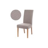 Bright Home Tuğla desenli likrali kumaş sandalye örtüsü sandalye kılıfı lastikli esnekli 1 adet