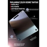Bright Paslanmaz Çelik Kesme Tahtası ( Gömme Ayaklı - 304 )®Patentli - Antibakteriyel