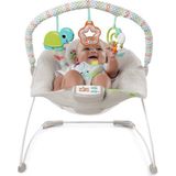 Bright Starts Ana Kucağı Yatıştırıcı Titreşimler Bebek Koltuğu, Çıkarılabilir Oyuncak Barı, 0-6 Ay, 9 Kg'a Kadar (Mutlu Safari) - 0 - 9 Ay