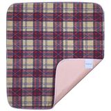 BrightCare İnkontinans için Ultra Su Geçirmez Yıkanabilir Koltuk Pedi (50 x 60 cm) - Yaşlılar, Yetişkinler, Çocuklar veya Evcil Hayvan Altlığı - Üç Katmanlı Sandalye Kılıfı Koruyucu, 680 ml Absorbency (Ekose)