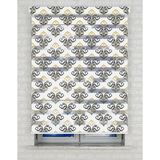 BRIGHTCOVER Suluboya Damask Baskılı Zebra Perde - Gece Gündüz - Mutfak Perdesi, Salon Perdesi, Yatak Odası Perde | Kokusuz Mürekkeple Basılmış Zebra Perdeler ile Sende Tarzını Yansıt! | 1 Dakikada Pratik Montaj - Renkli - 150 x 280 cm