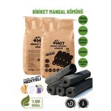 Briket Mangal Kömür %100 Doğal Kimyasal sız