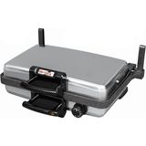 Brilex Jumbo Boy Silex Granit Grill Bazlama ve Lahmacun Makinesi 37cm x 24cm Demir Döküm Özellikli