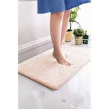 Brillahome Kaymaz Taban, Tekli Post Peluş Banyo Paspası, Kaymaz Taban 50 80 Cm 001 pembe