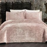 Brıllant 43189 Elına Yatak Ortusu Takımı - Kadıfe Kumas 3 Parca