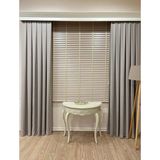 Brillant Cappuccino Rengi %100 Orijinal Ahşap Jaluzi Perde 50 Mm Ofis Modern Ve Tüm Mekanlar Için - 100 x 140 cm