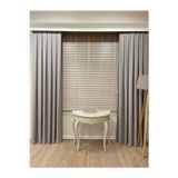 Brillant Cappuccino Rengi %100 Orijinal Ahşap Jaluzi Perde 50 Mm Ofis Modern Ve Tüm Mekanlar