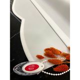 Brillant Düz Polyester (Etek Dilimli) Stor Perde - 145 x 240 cm - Beyaz