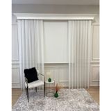 Brillant Düz Stor Perde Güneşlik Stor Perde (Alüminyum Kasa Boru) - 60 x 240 cm - Krem