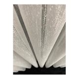Brillant Etek Kurşunlu 1/3 Sık Pile Aleron Tül Perde, Ekru, 100 X 250